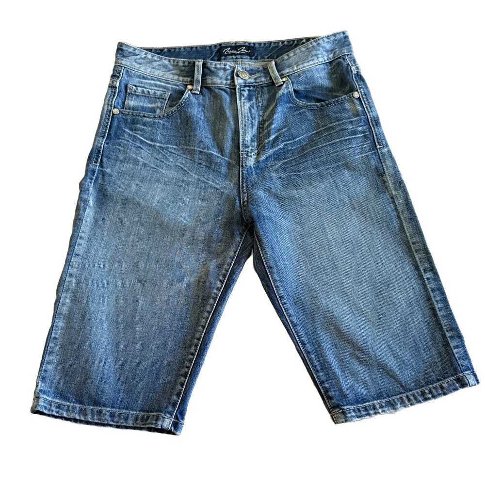 Maxx Jeans Women's 28 100% Cotton Medium Wash Bermuda Shorts